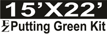 15' X 22' Putting Green Kit | Customizable to fit your needs | Backyard training and family fun | enjoy volume savings