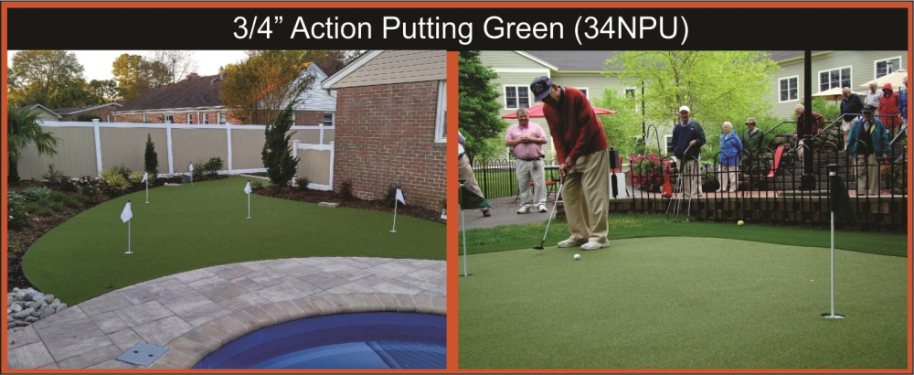 Nlylon putting greens