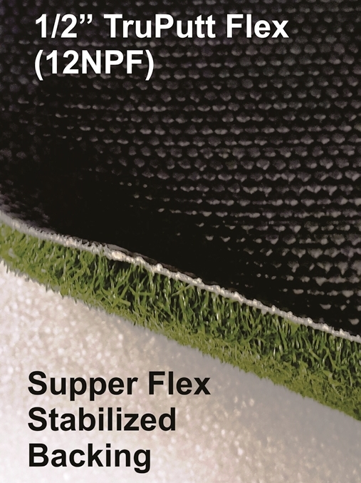 TRU PUTT FLEX 12NPF | 1/2" Nylon Quilted Flex Back Putting Green | ZiG ZaG and Free Lay Technology | enjoy volume savings #2